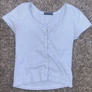 Brandt Melville, Black and White Striped Tee-shirt